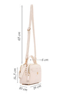 Women's Cream Long Strap Crossbody Bag | Derimod