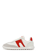 Camper Women's White Pelotas XLite Lace-Up Leather Sneaker | Derimod
