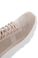 Women's Beige Thick Soled Sneaker | Derimod
