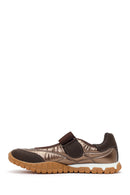 Woman Brown Strappy Sporty Ballerine flats | Derimod