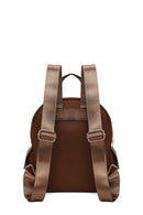 Woman Brown Fabric Backpack | Derimod