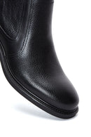 Men's Black Leather Classic Boots | Derimod