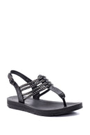 Women's Black Flip Flops Sandals | Derimod