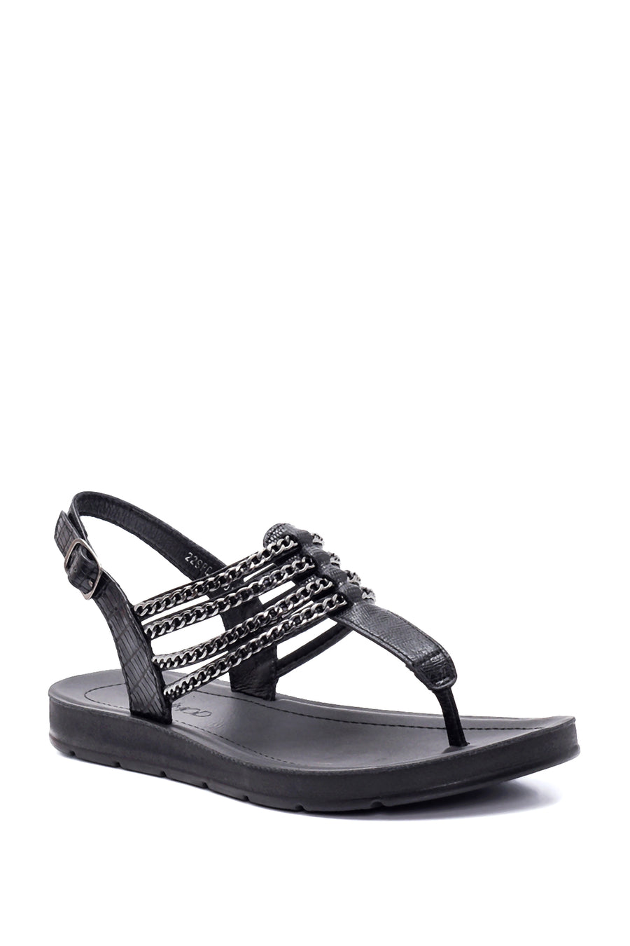 Women's Black Flip Flops Sandals