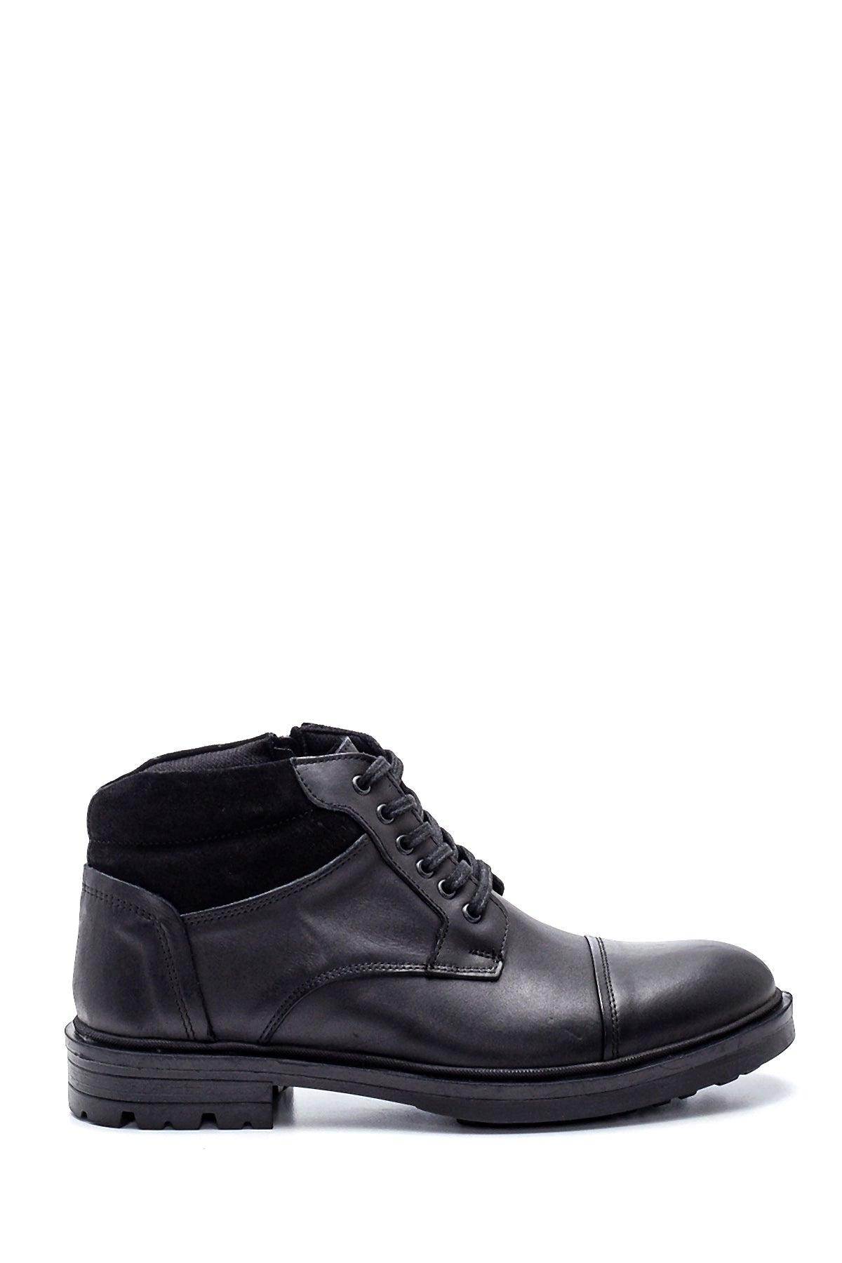 Men's Leather Zippered Boots 21WFD680918 | Derimod