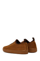 Erkek Taba Süet Deri Sneaker | Derimod