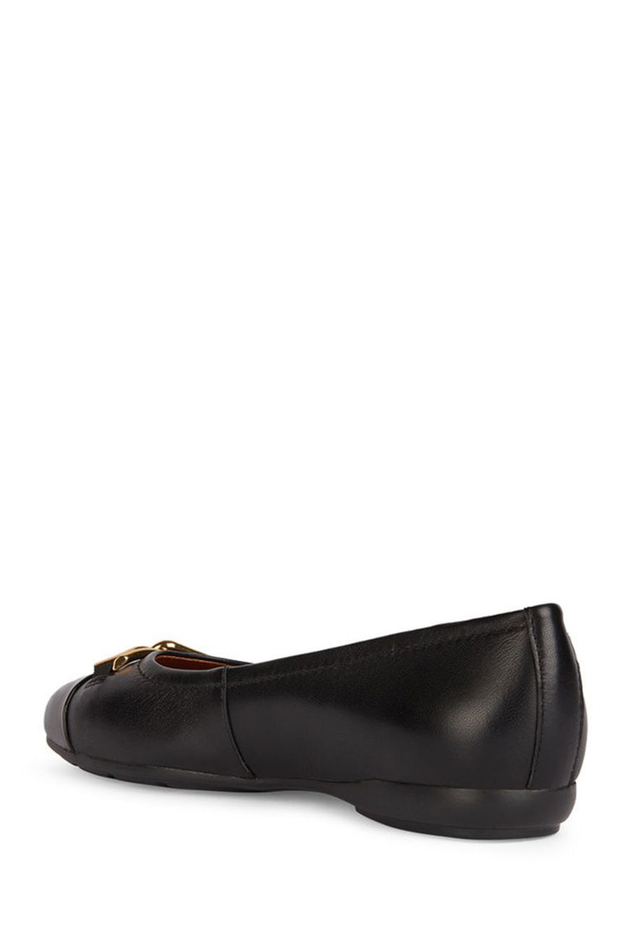 Geox Women's Black Annytah Leather Ballerinas