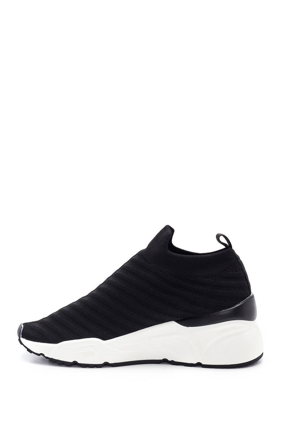 Kadın Siyah Kalın Tabanlı Sneaker