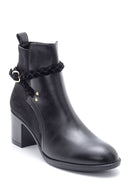 Women's Buckle Detailed Heeled Boots | Derimod