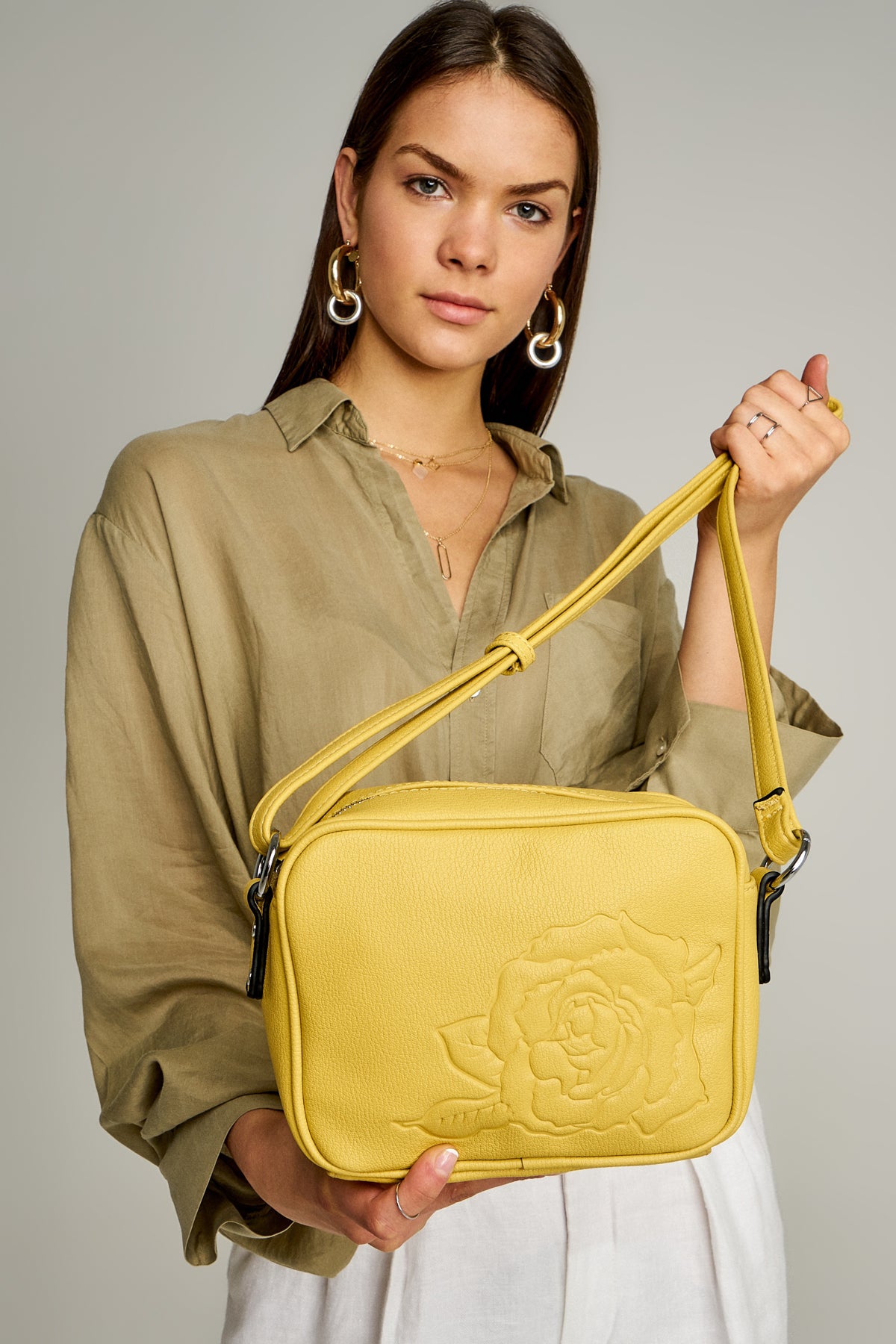 Floral Patterned Women's Crossbody Bag 18SBD2639FT | Derimod