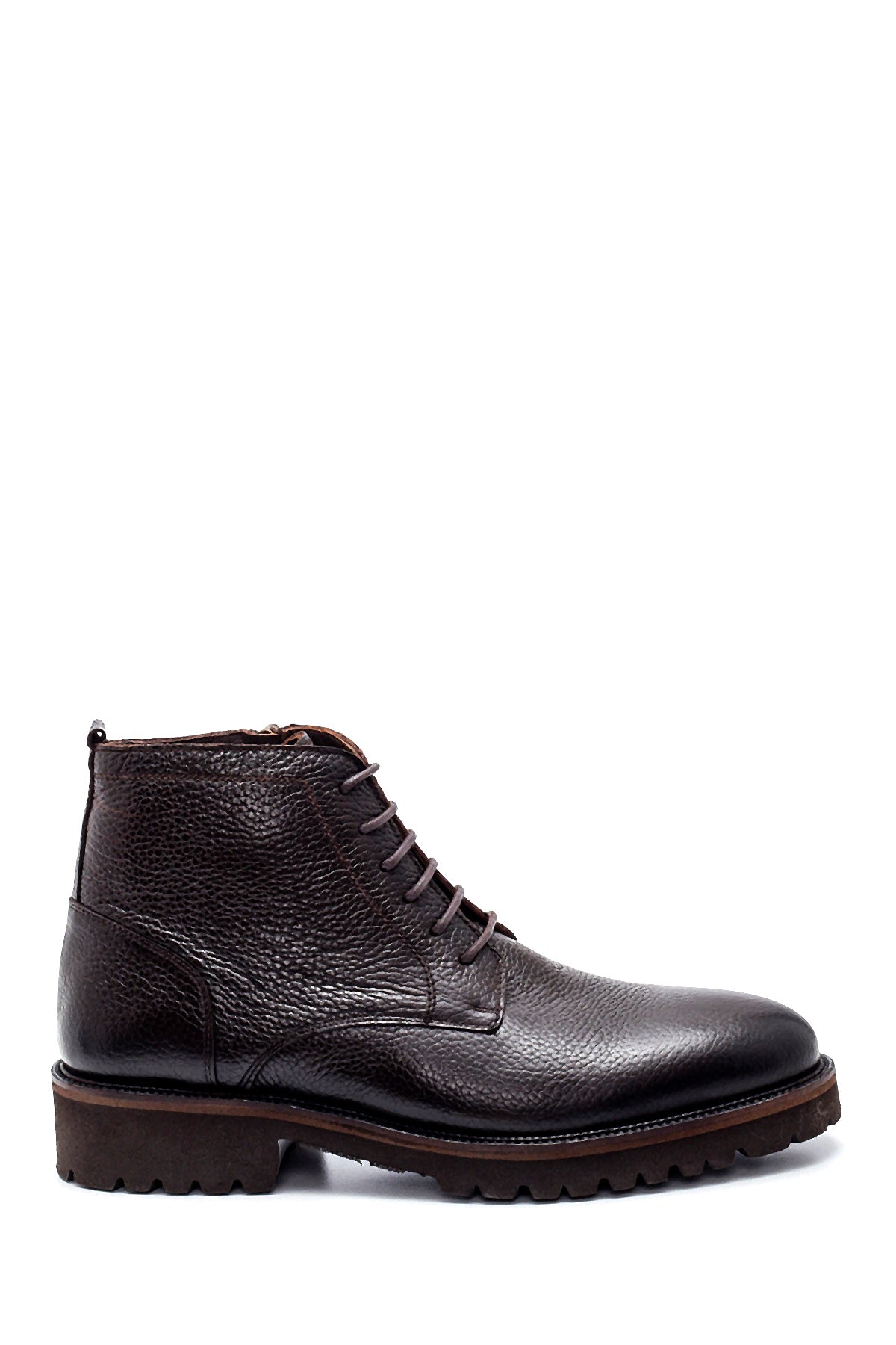Men's Leather Zippered Boots 21WFD6018FT | Derimod
