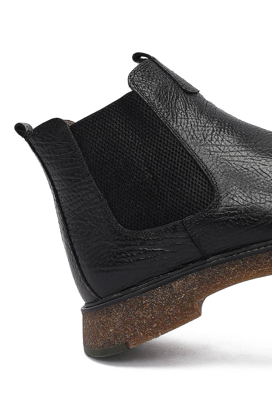 Male Black Leather Chelsea Boots