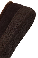 Kadın Kahverengi Tokalı Kalın Tabanlı Süet Deri Teddy Loafer | Derimod