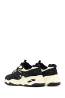 Woman Black Lace-Up Chunky Sneaker | Derimod