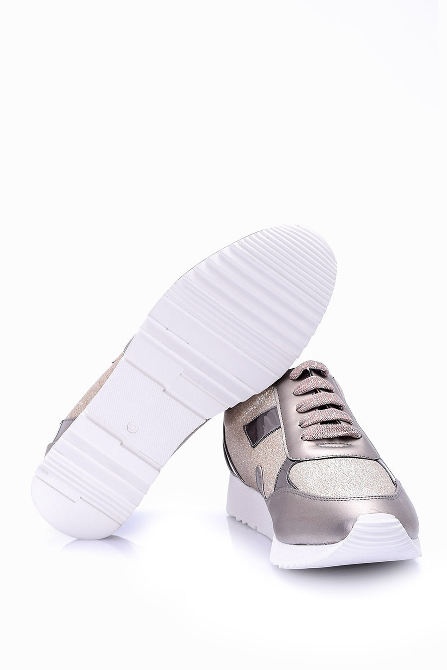 Women's Silver Detailed Shoes