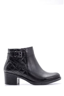 Women's Quilted Leather Boots | Derimod