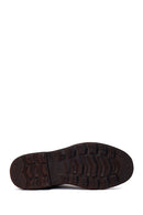Male Black Thick-Soled Leather Chelsea Boots | Derimod