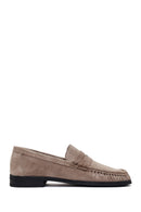 Erkek Gri Süet Deri Casual Loafer | Derimod
