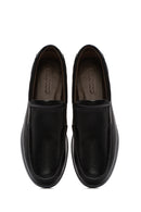Erkek Siyah Rugan Deri Klasik Loafer | Derimod