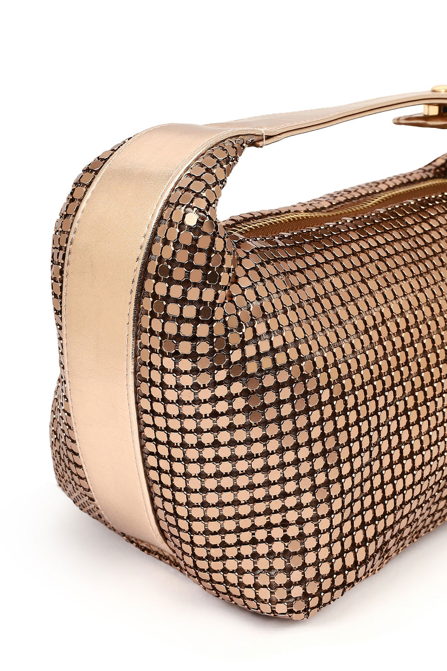 Women's Bronze Sequin Mini Shoulder Bag