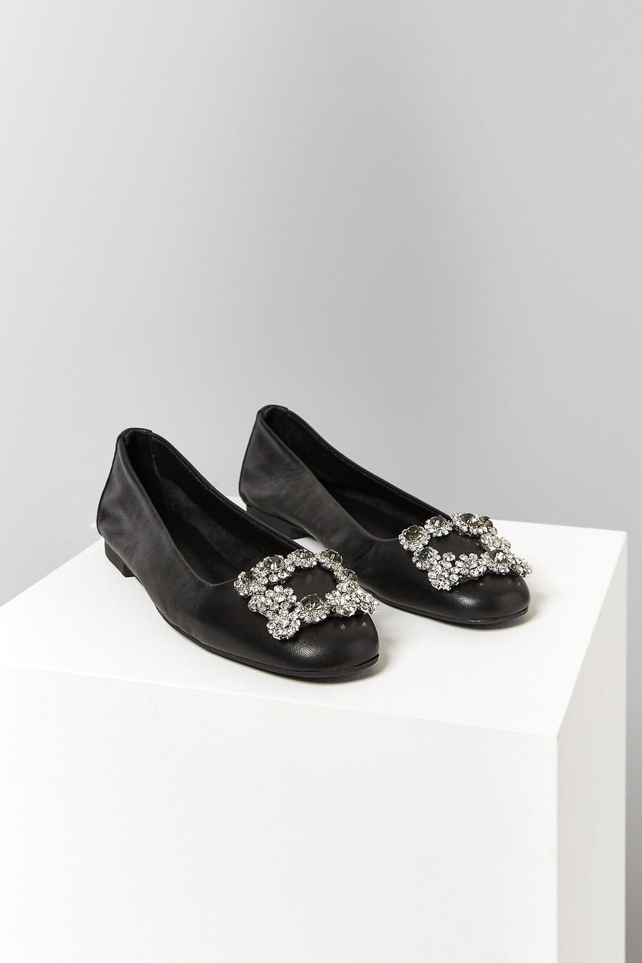 Stoned Women's Leather Ballerinas