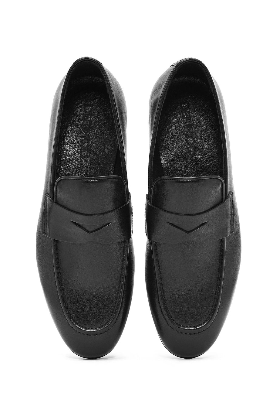 
Men's Black Leather Loafer
