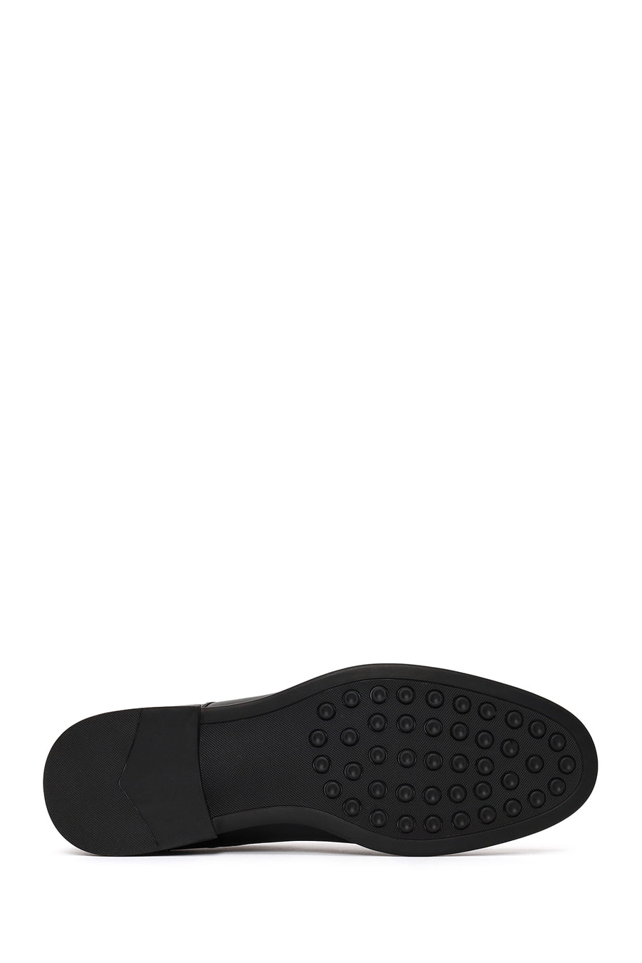 Male Black Lace-Up Leather Casual Shoes