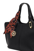 Woman Black Long-Strap Accessorized Shoulder Bag | Derimod