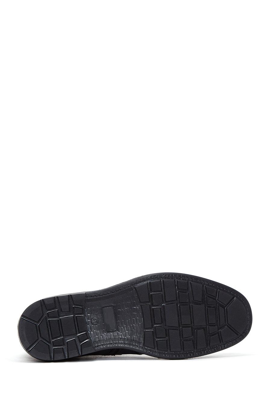 Men's Black Leather Zippered Casual Boots