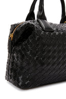 Women's Black Long Strap Knitted Shoulder Bag | Derimod