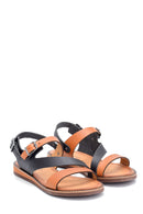 Women's Leather Buckle Detailed Sandals | Derimod