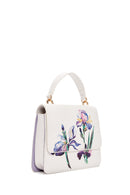 Women's White Long Strap Printed Shoulder Bag | Derimod