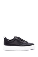 Men's Leather Perforated Sneaker | Derimod