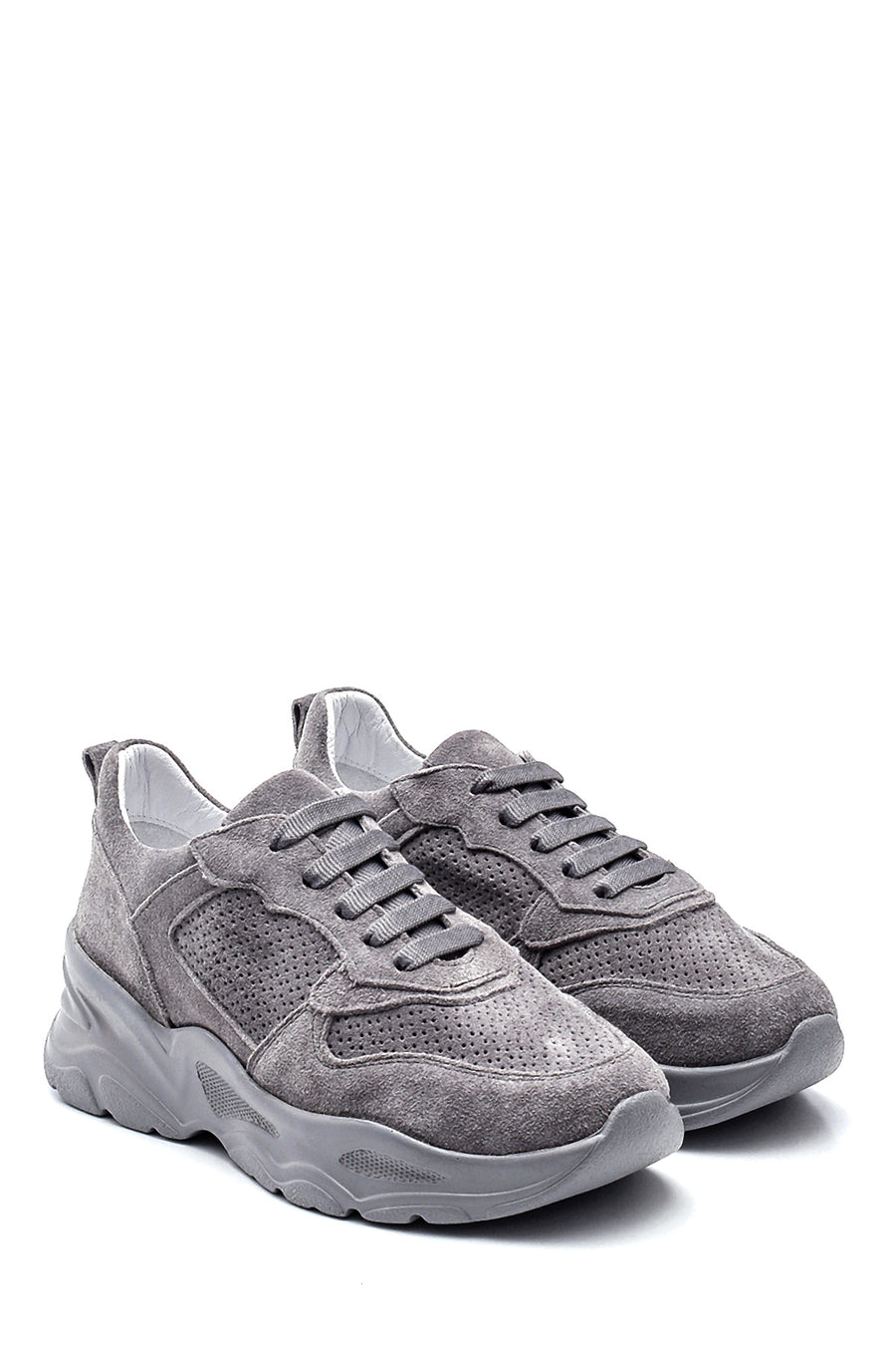 Women's Leather Suede Sneaker