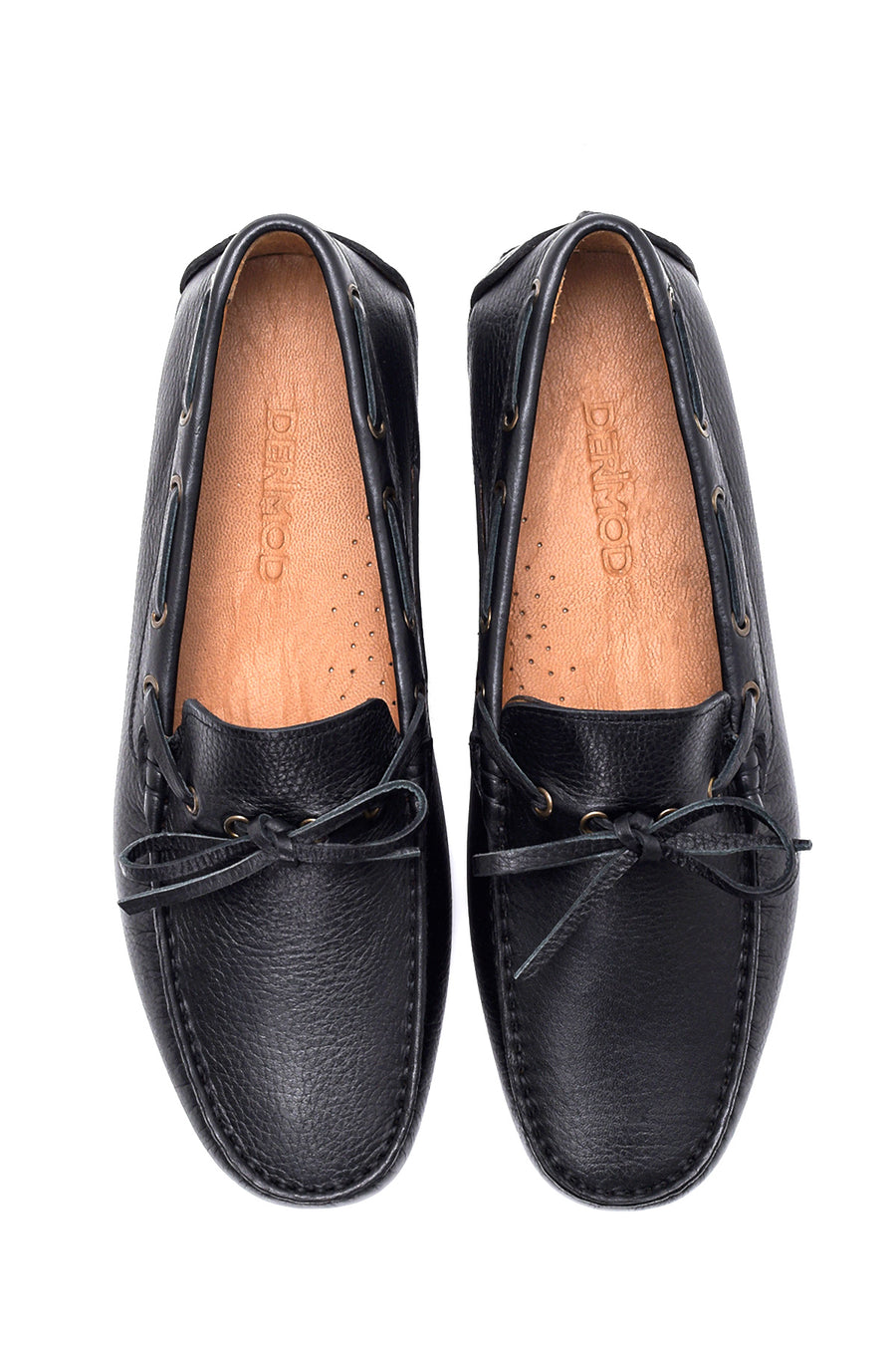 Erkek Siyah Deri Casual Loafer