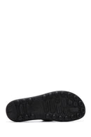 Women's Black Flat Slippers | Derimod