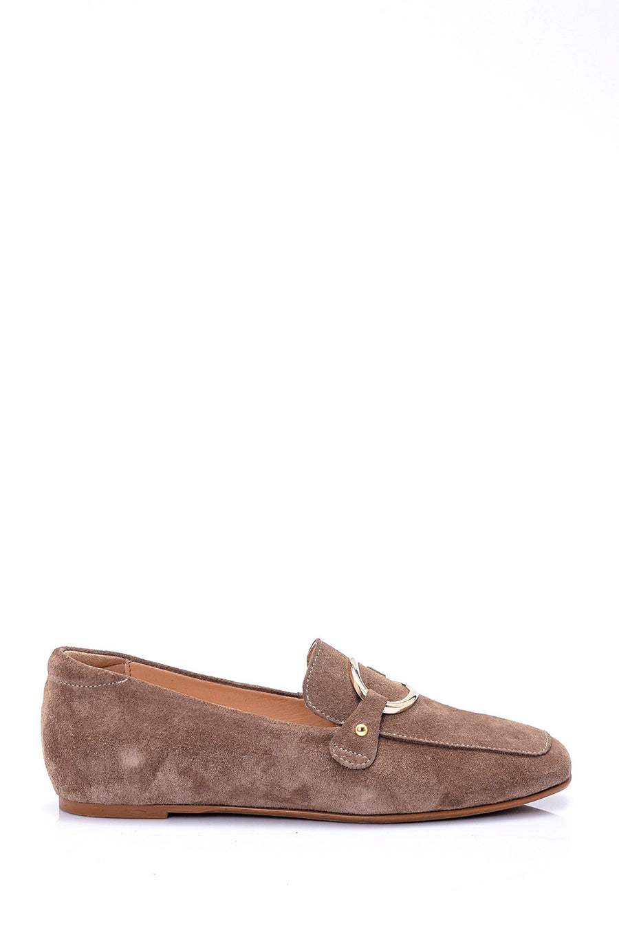 Kadın Süet Tokalı Loafer 19SFD280610 | Derimod