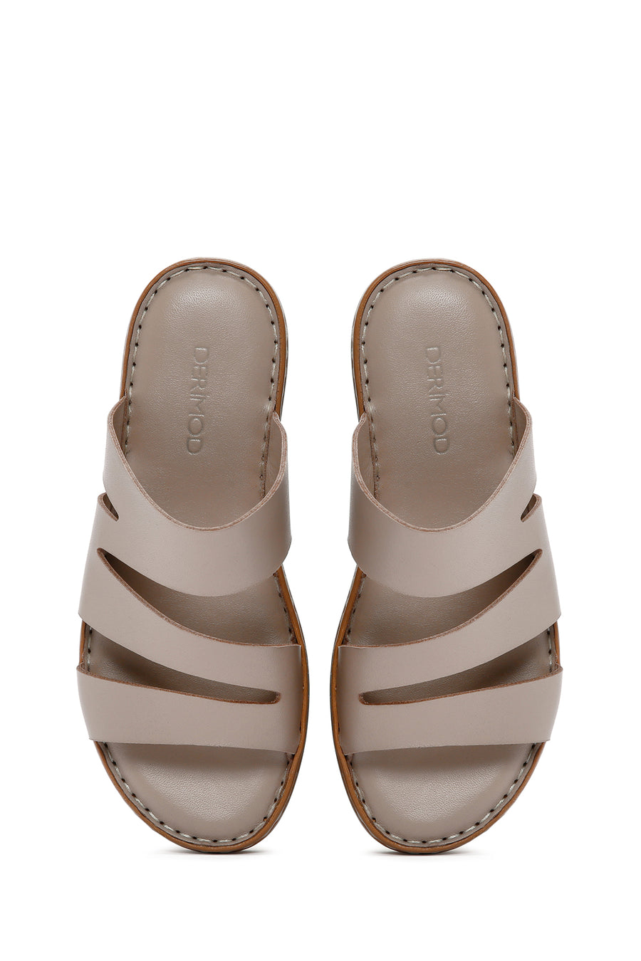 Women's Mink Leather Slippers