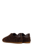 Women's Brown Lace-up Suede Leather Sneaker | Derimod