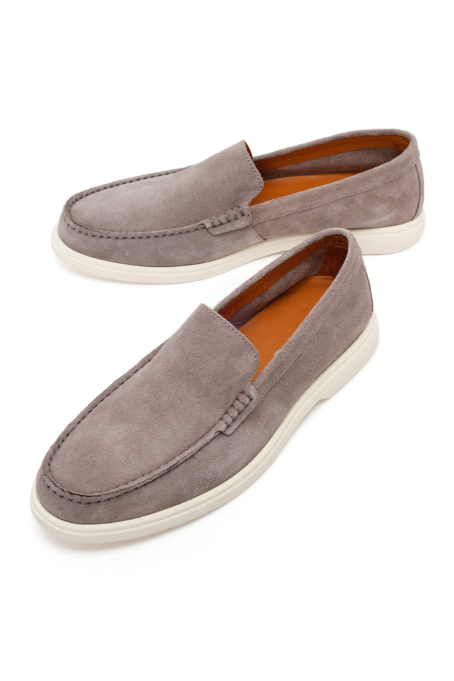 Male Grey Suede Loafer
