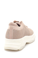 Kadın Bej Delikli Sneaker | Derimod