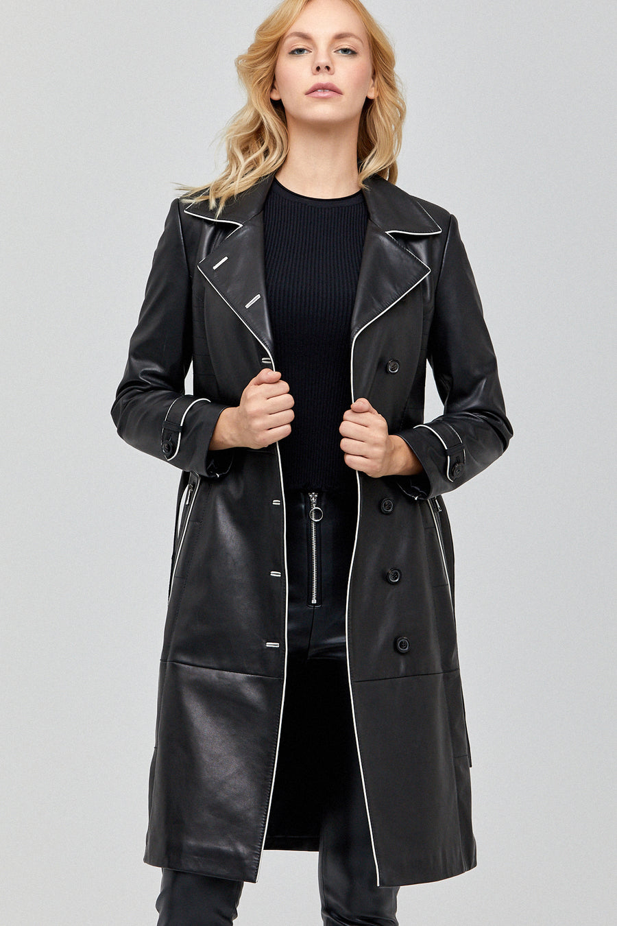 Anastasia Women's Leather Jacket 19WGD5803U4 | Derimod