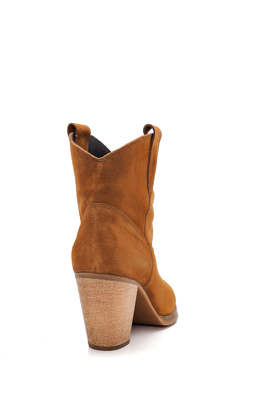 Women's Suede Cowboy Heeled Boots