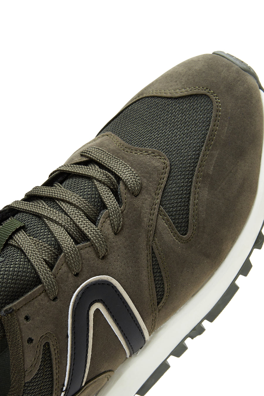 Erkek Haki Süet Deri Sneaker
