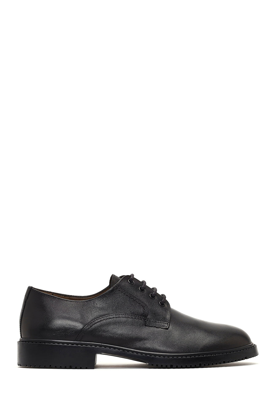 Men's Black Lace-up Leather Casual Shoes 25WFD601518 | Derimod