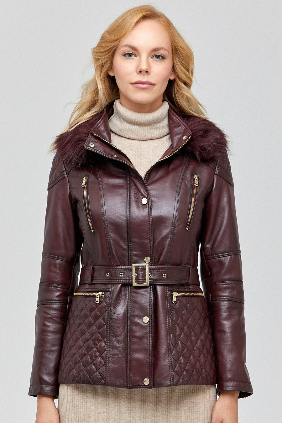 Kimberly Women's Leather Jacket