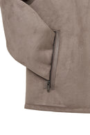 Lozan Men's Beige Fur Collar Teddy Coat | Derimod