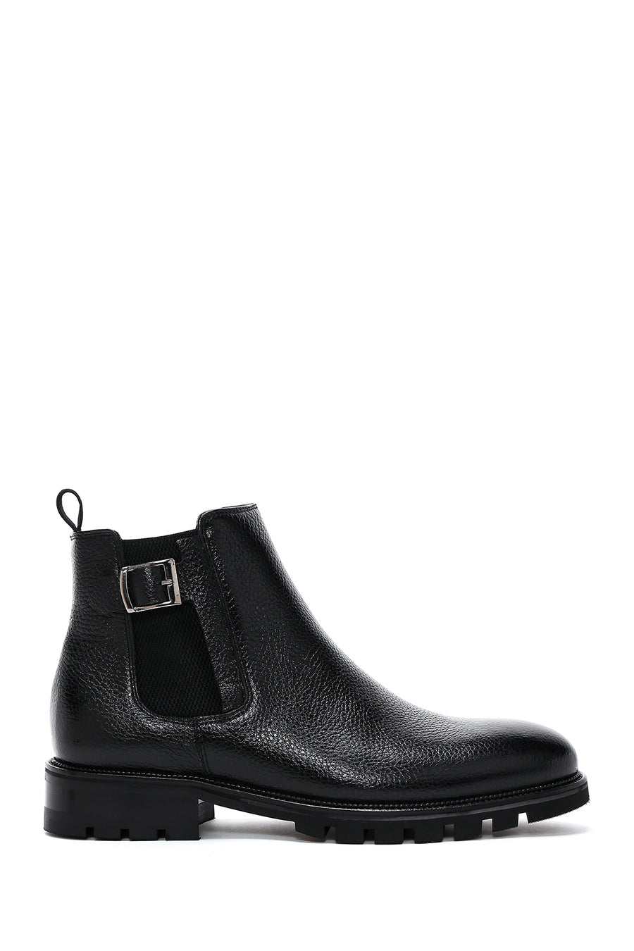Men's Leather Buckle Boots 22WFD6057FT | Derimod