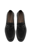 Men's Black Leather Classic Loafer | Derimod