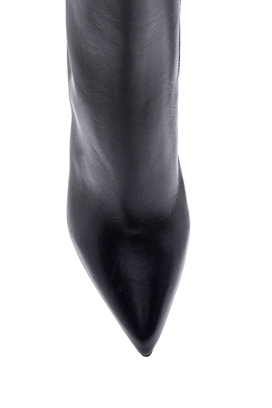 Women's Leather Goblet Heeled Boots